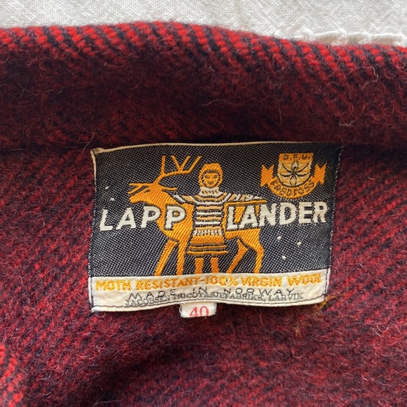 Lapplander wool blanket sweater Norway - Picture 6 of 6